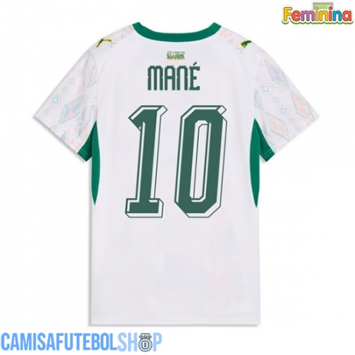 Camisa de time de futebol Senegal Sadio Mane #10 Replicas 1º Equipamento Feminina Mundo 2026 Manga Curta